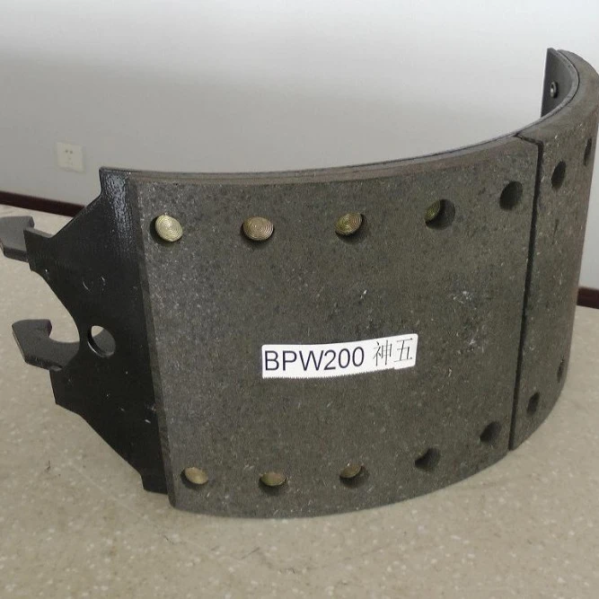 truck parts wholesale for high quality 14 holes truck brake shoe lining