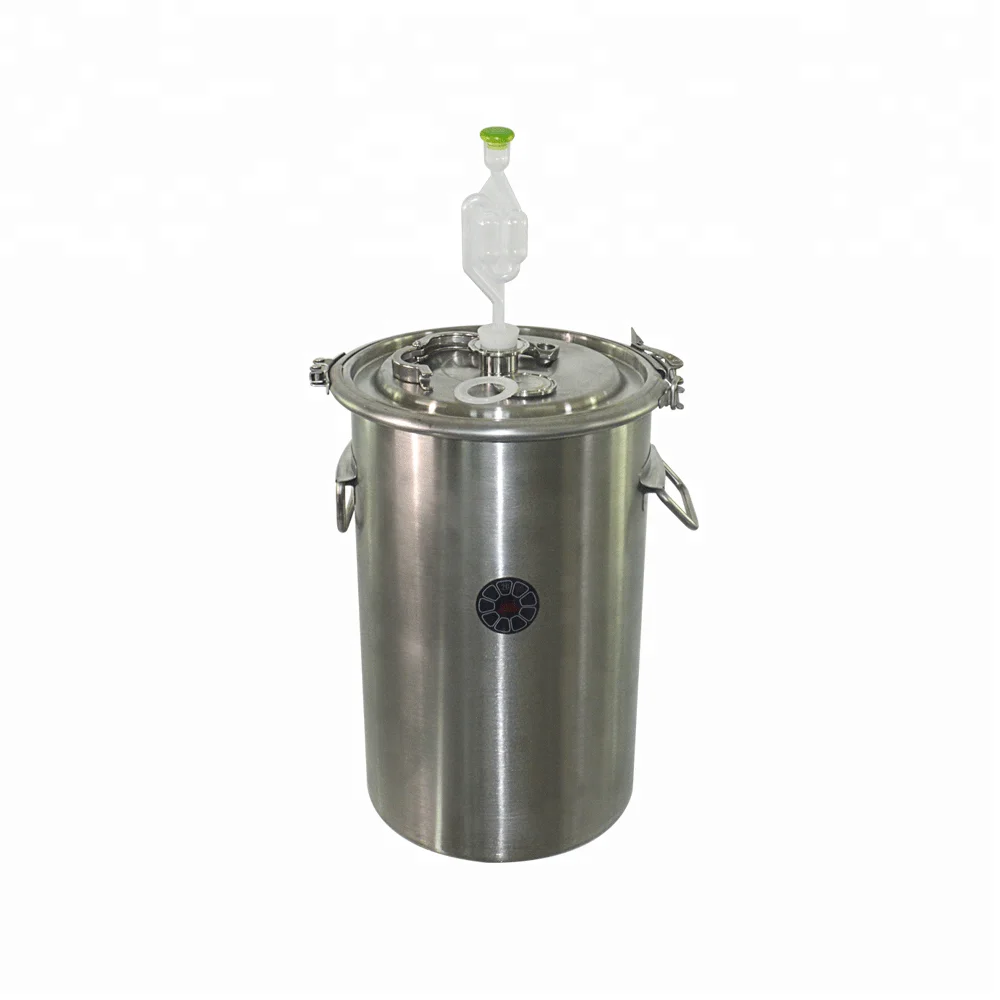  35L ковш 304ss цилиндрический пивоваренный ферментер для