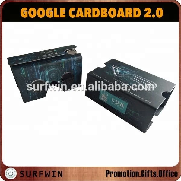  По индивидуальному заказу в собранном виде google cardboard v2.0 картонные 3d очки виртуальной реальности vr для