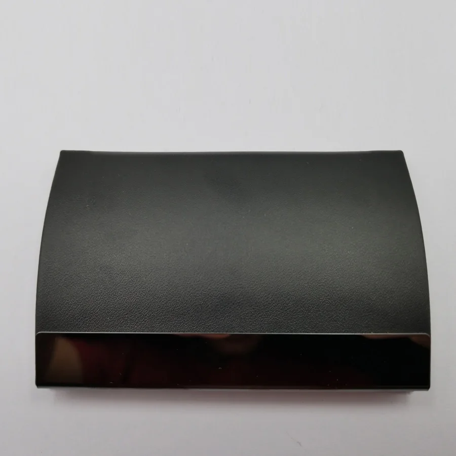 pu leather men metal business card holder with gift box