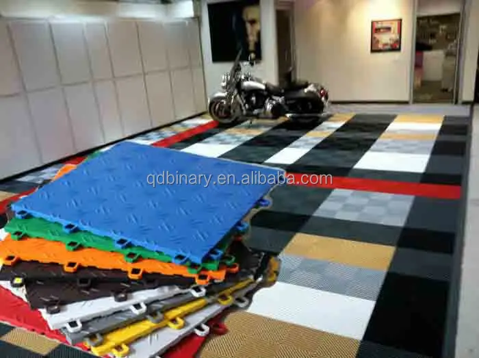 ПП пластиковый гаражный сцепляющийся пол