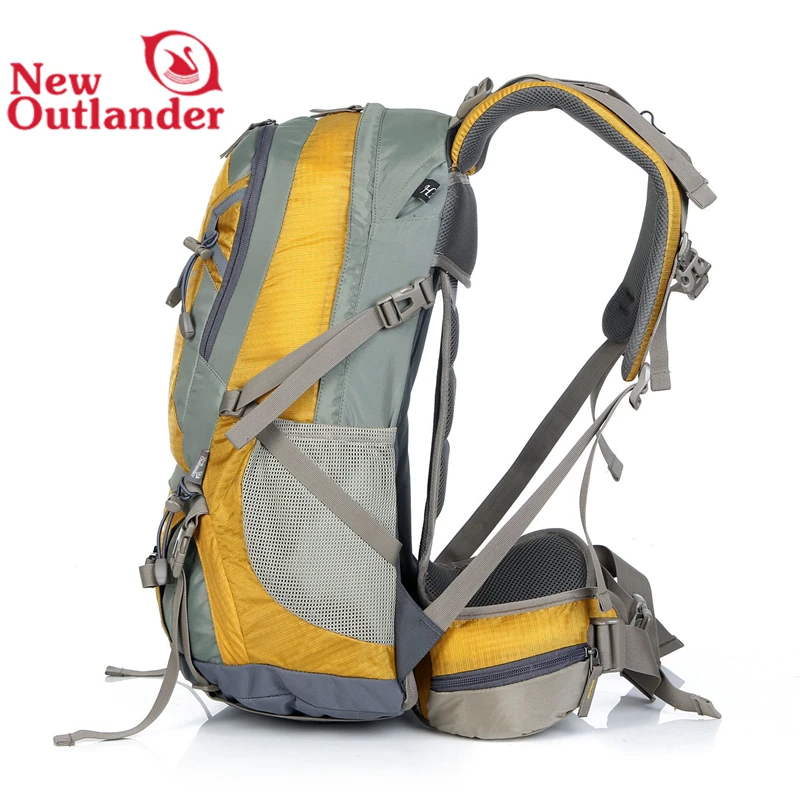 40L big camping backpack Travel Hiking Backpack Waterproof with Rain Cover for Men Women,Red/Sky Blue/Green/Yellow