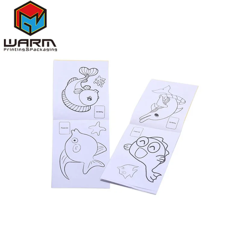 
Wholesale Custom Printing Service Picture Board Children English Spirit Coloring Books For Kids 