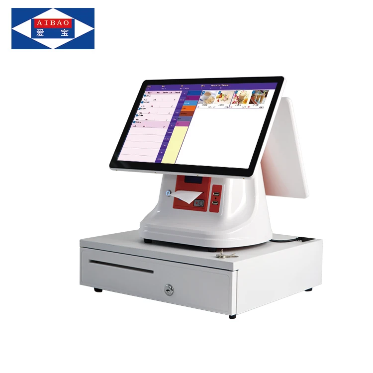 automatic electronic Flexible touch screen pos machine for coffee vending/pos system