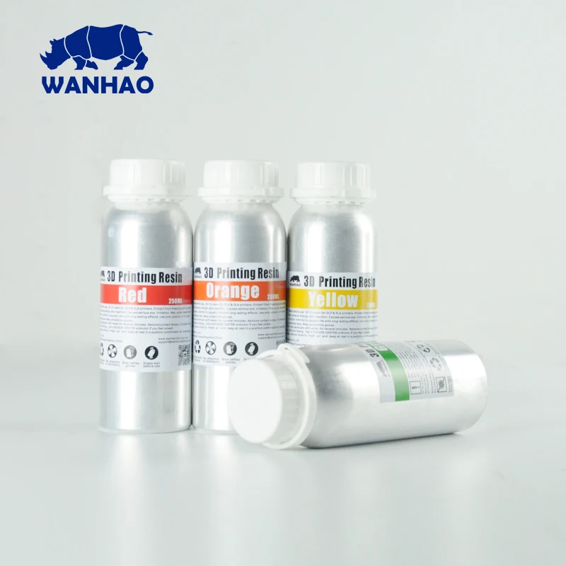 3D Printer Resin For DLP SLA 3D Printer, Wanhao 405 NM UV Resin With New Packing Aluminium Bottle, 1000ml/bottle