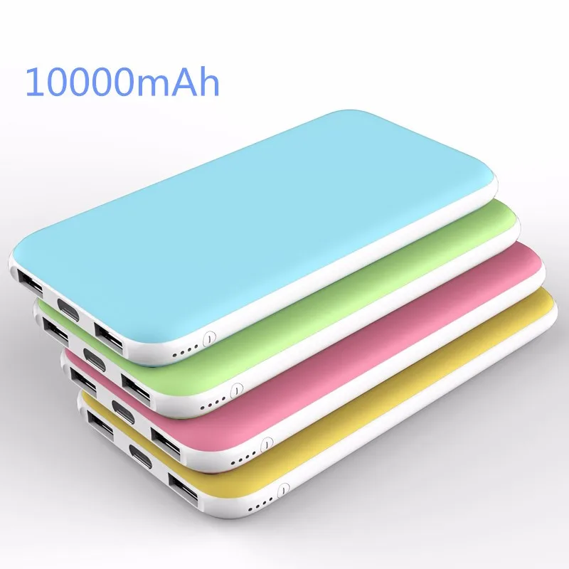 2017 Горячий Продавать Высокой Емкости Power Bank Внешняя Батарея 10000 мАч