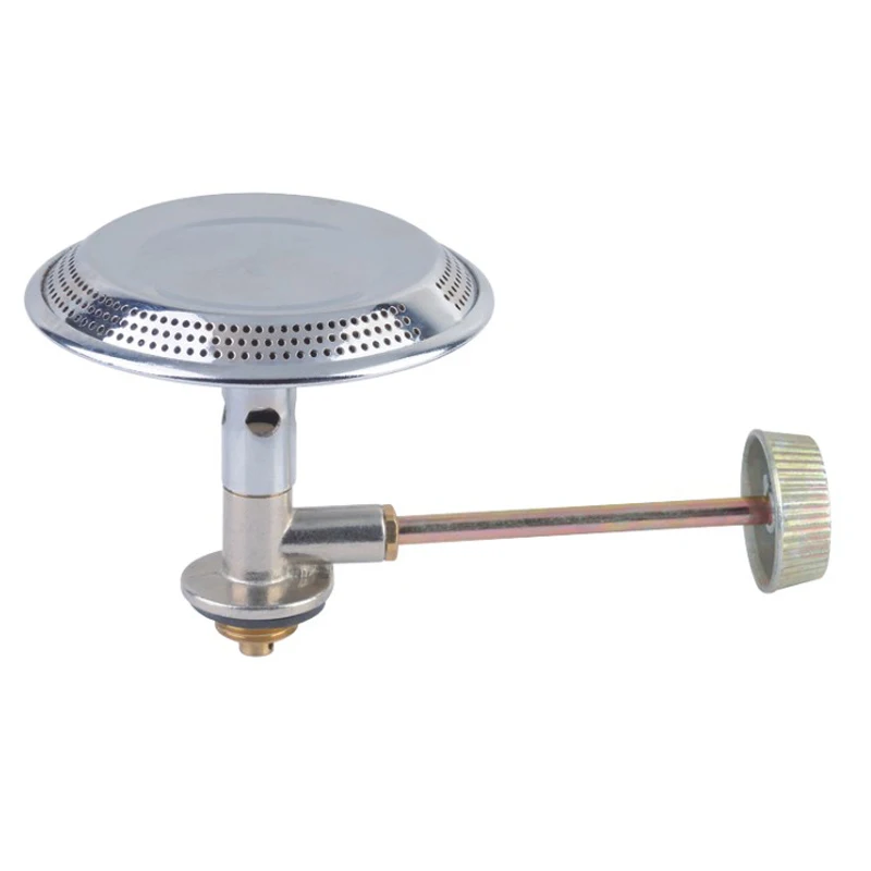 Portable iron gas burner, gas burner head copper valve can be printed word processing customized ZH04