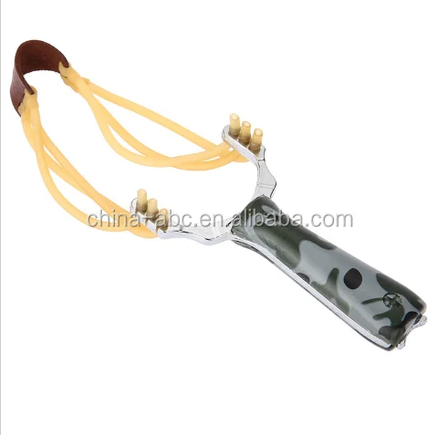 
Professional Slingshot Sling shot Aluminium Alloy Slingshot Catapult Camouflage Bow Un-hurtable Outdoor Game Playing Tools 