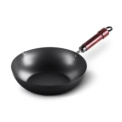 Korea  pan Japan wok professional carbon steel non-stick wok pan