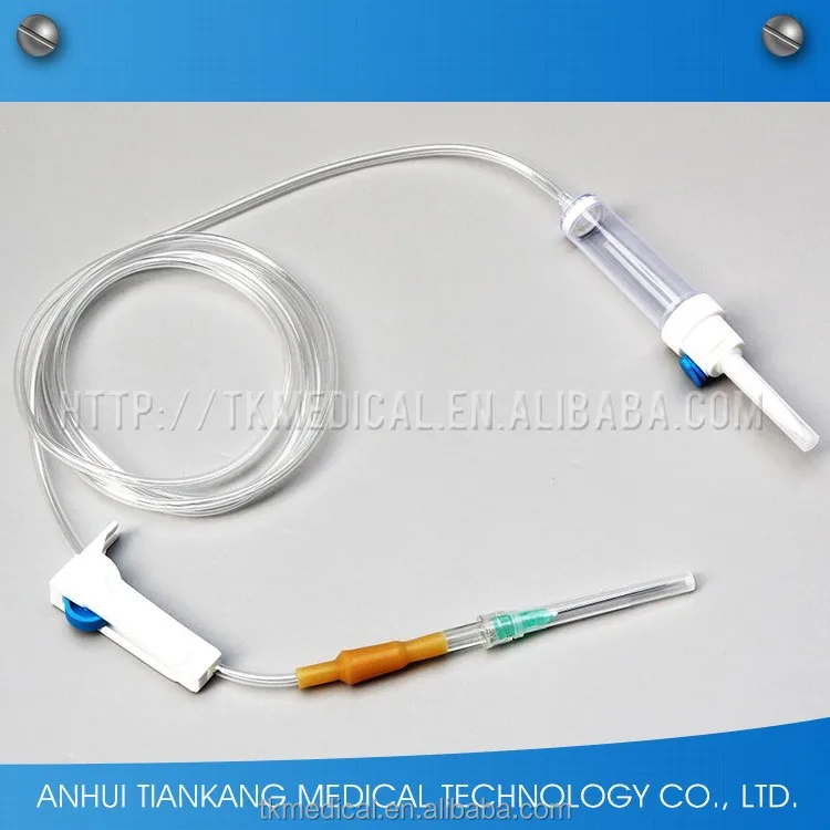 Внутривенного латекса одноразовые инфузионный набор
