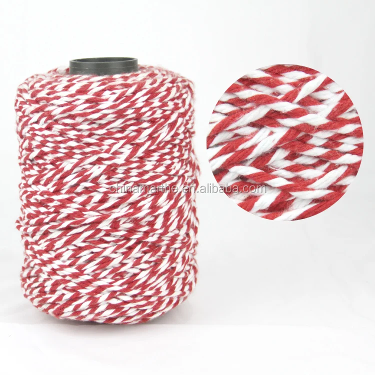 
Bi color cotton and polyester mop yarn 
