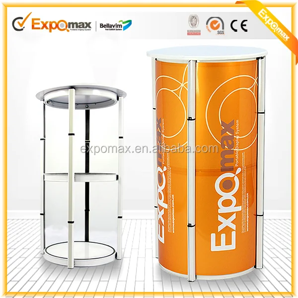 manufacturers whosale advertising trade show pop up display spiral twister tower stand