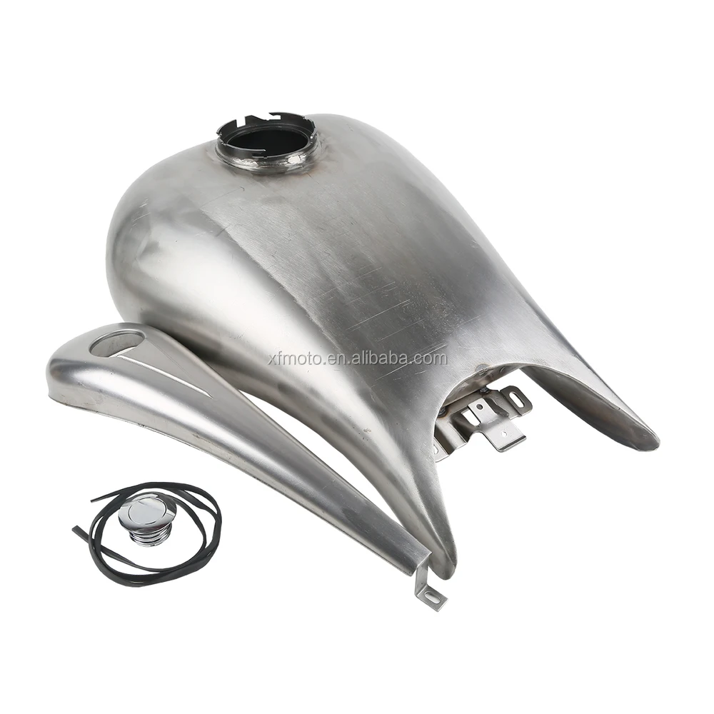 Custom Stretch Fuel Gas Tank 6.6 gallons For Chopper Touring Baggers FLHT