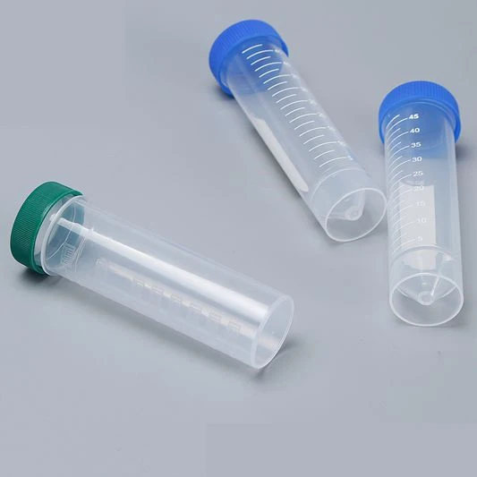 Лидер продаж HDA пробирки 50 мл конические плоское дно пробирки с винтовой крышкой