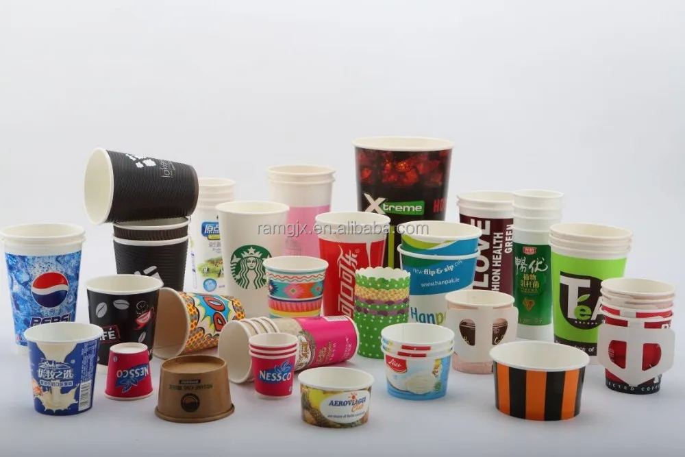 High speed 4 color printing machine for paper cup