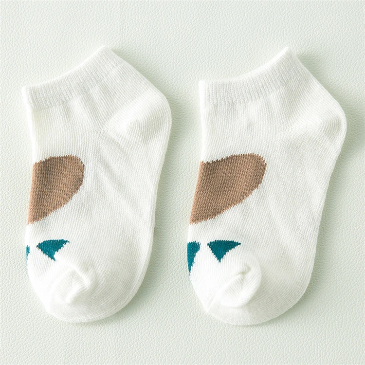 Cute cartoon school ankle socks for children