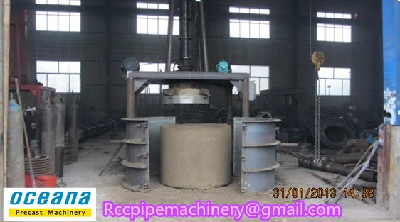 Good price Vertical Hume Pipe Making Machine for Precast Concrete pipe