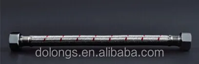 
Doflex 2018 new fashion Stainless Steel 304 Flexible Braided Hose 1/2 inch x M10x1 