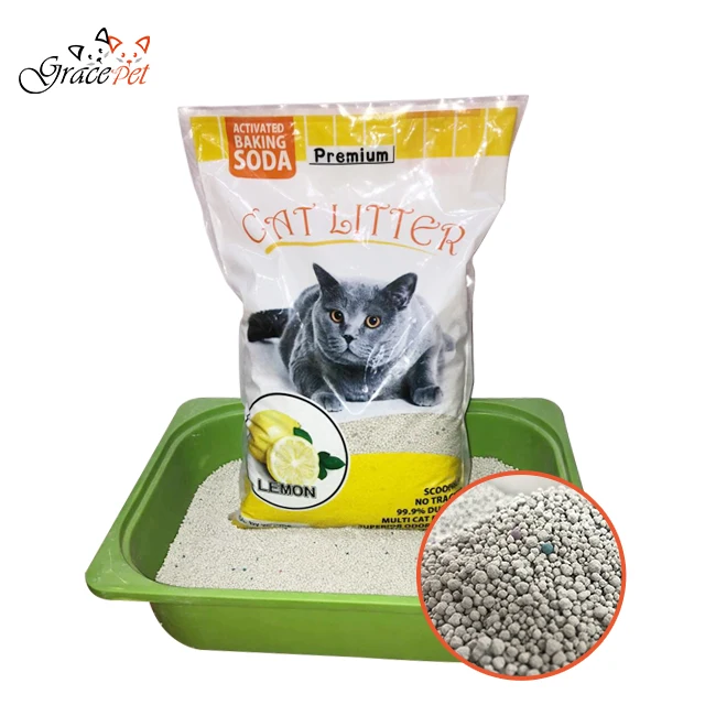 Factory supply high quality bentonite pet cat litter