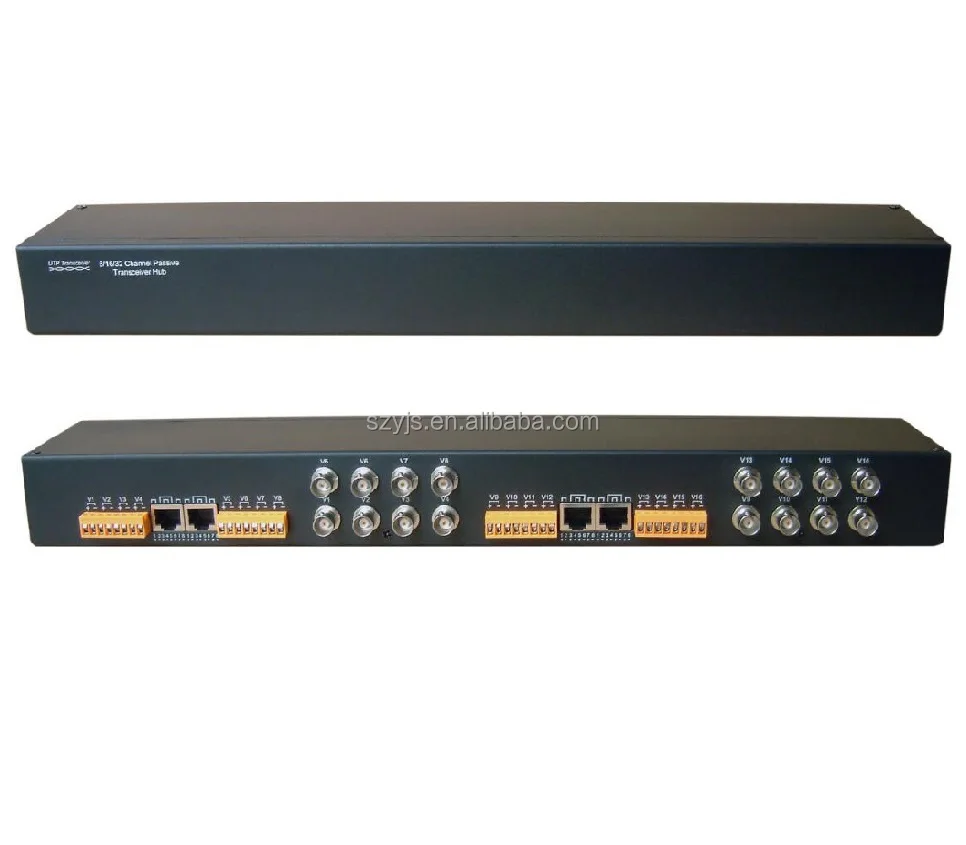 16 Channel Passive HD Video Balun AHD CVI TVI CVBS 16ch UTP video balun