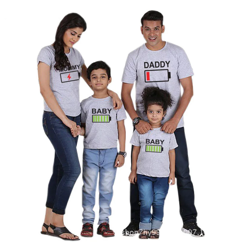 Family Matching Outfits 2020 Summer Fashion T-shirt Outfits Mother And Daughter Shirt Father and Son Baby Boy Girl Set
