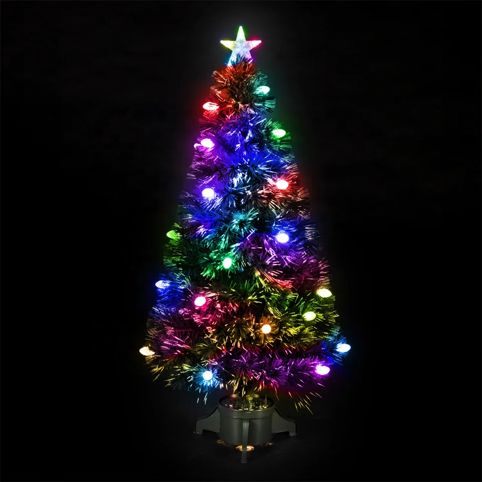 Xmas Tree Customized Design Fiber Optic Led Light 6Ft 7Ft 8Ft Multicolor Led Light Buy Christmas Tree