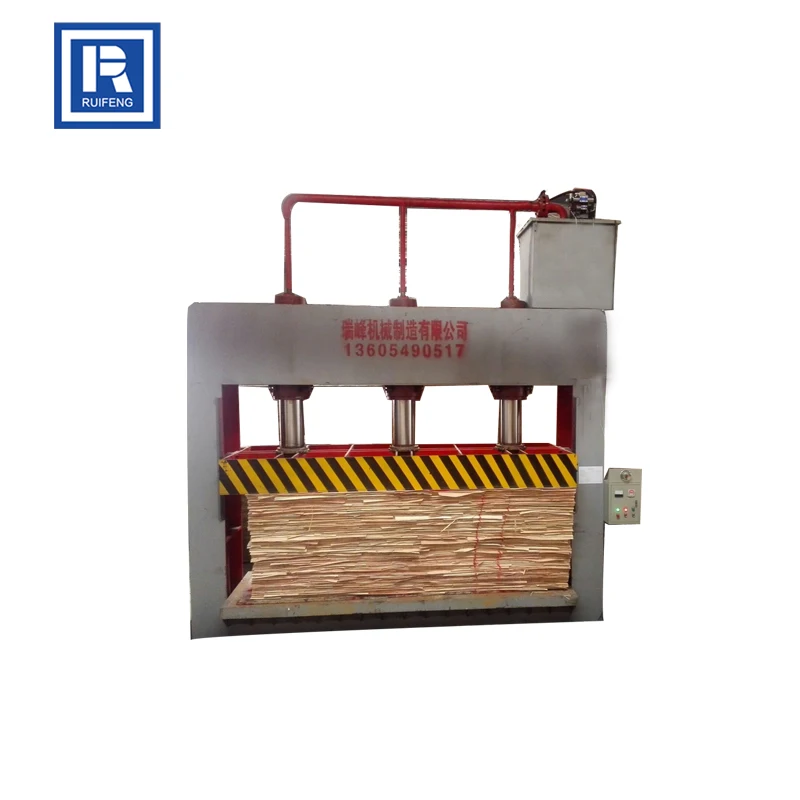 Фанерная машина холодного прессования по заводской цене, Производитель 11 кВт + 7,5 кВт 11 кВт + 7,5 кВт 320*800 мм 1370 мм * 2700 мм ISO9001 RUIFENG 25 МПа