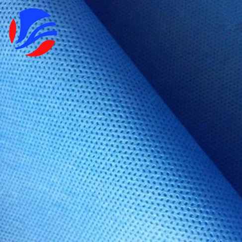 
Blue Polypropylene SMS/SMMS Nonwoven Fabric For Medical Surgical Gowns 