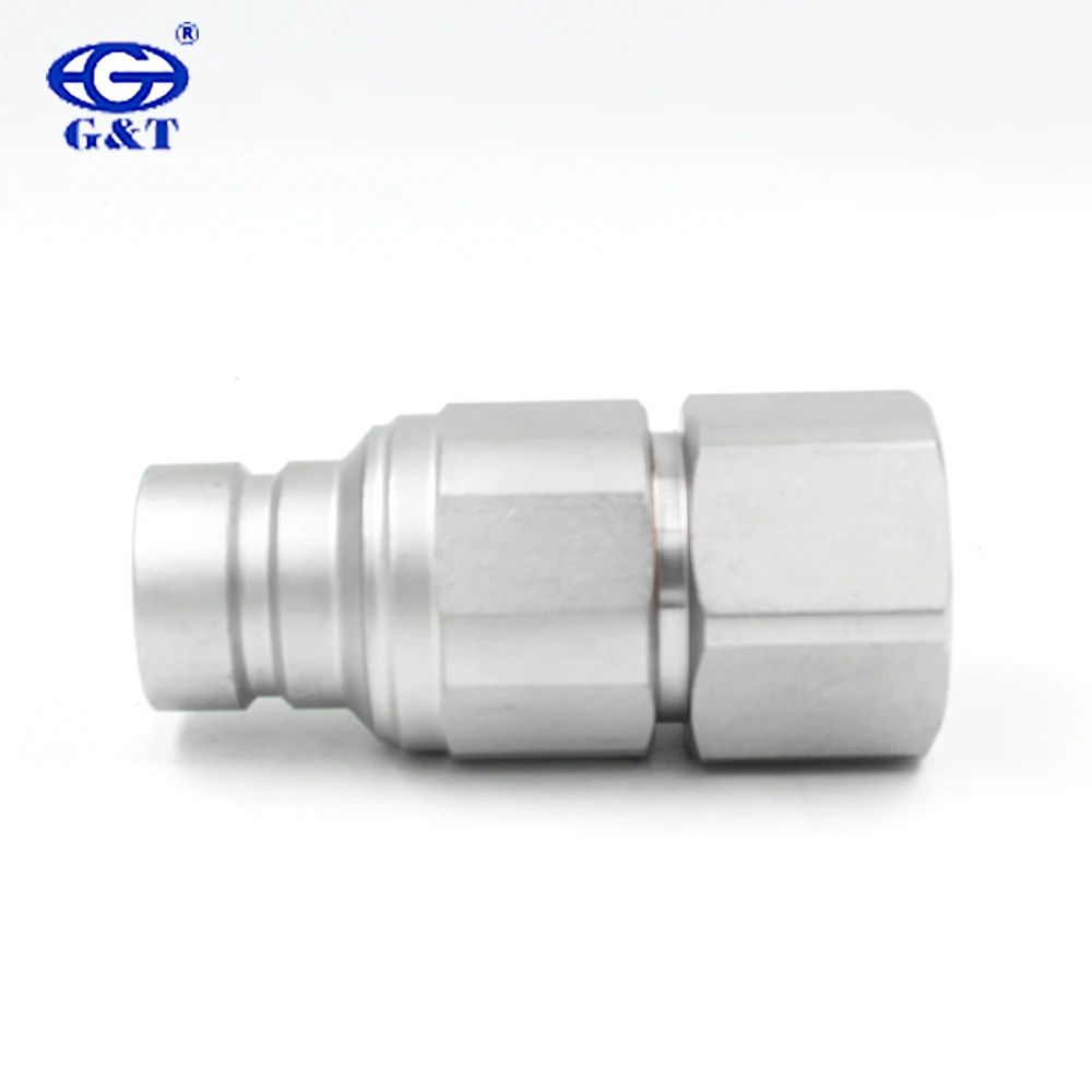 GT-FF 1 дюйм BSPP углеродистой стали безопасной Блокирующей муфты, дизайн с плоской поверхностью ISO 16028 гидравлический быстроразъемный муфта