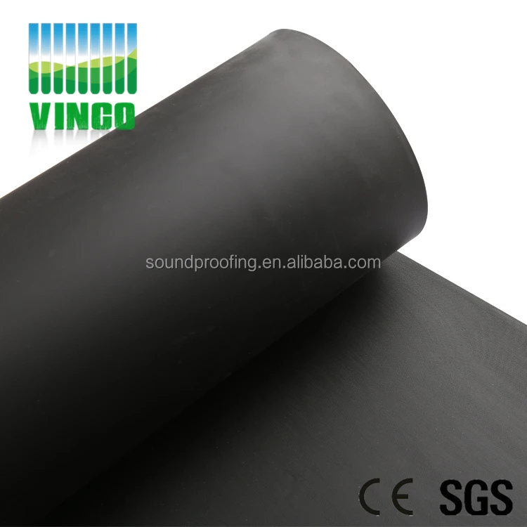 Резиновый лист ПВХ со звуком и огнеупорным виниловым покрытием