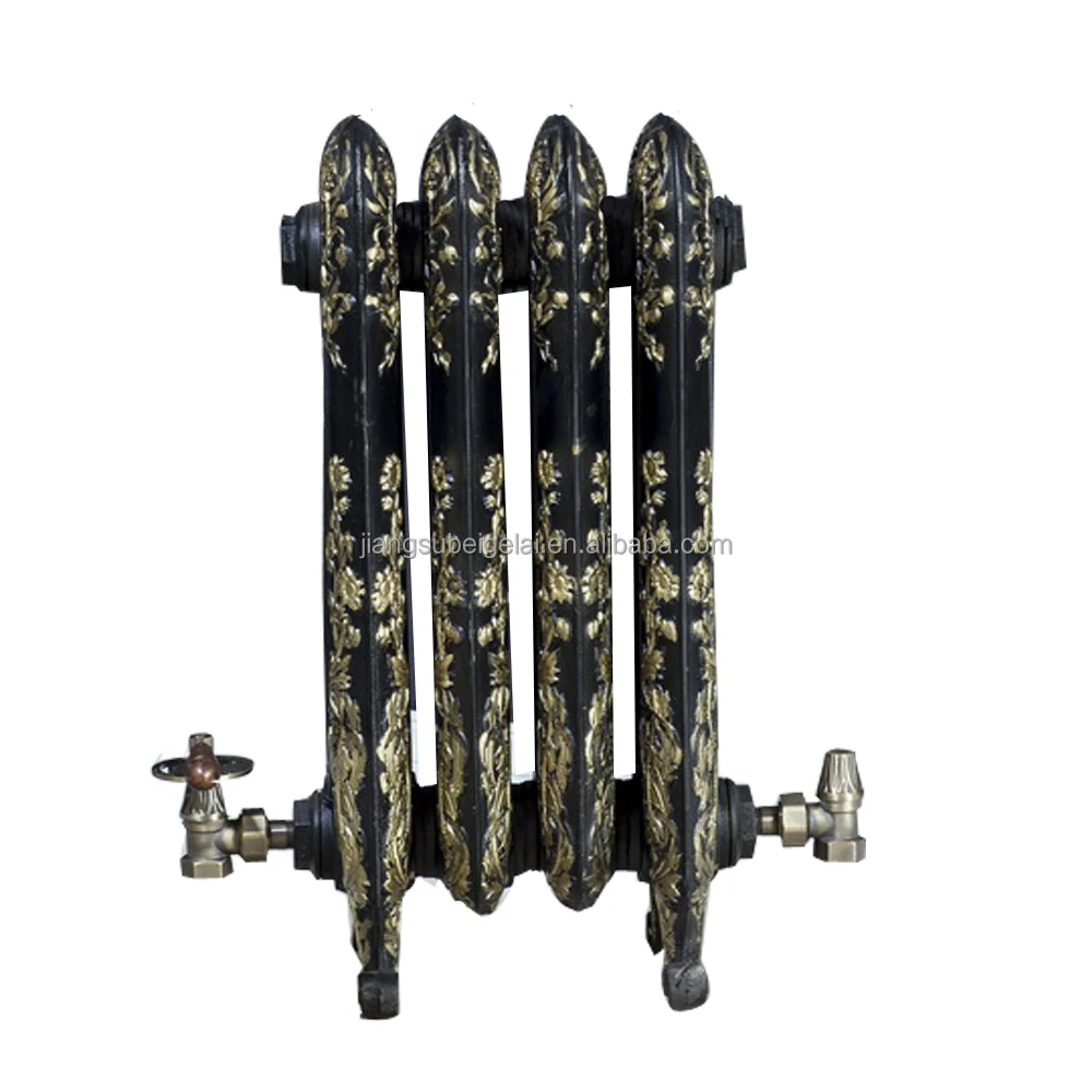 hot tub spa Rococo daisy historical retro cast iron heater radiator (790mm)
