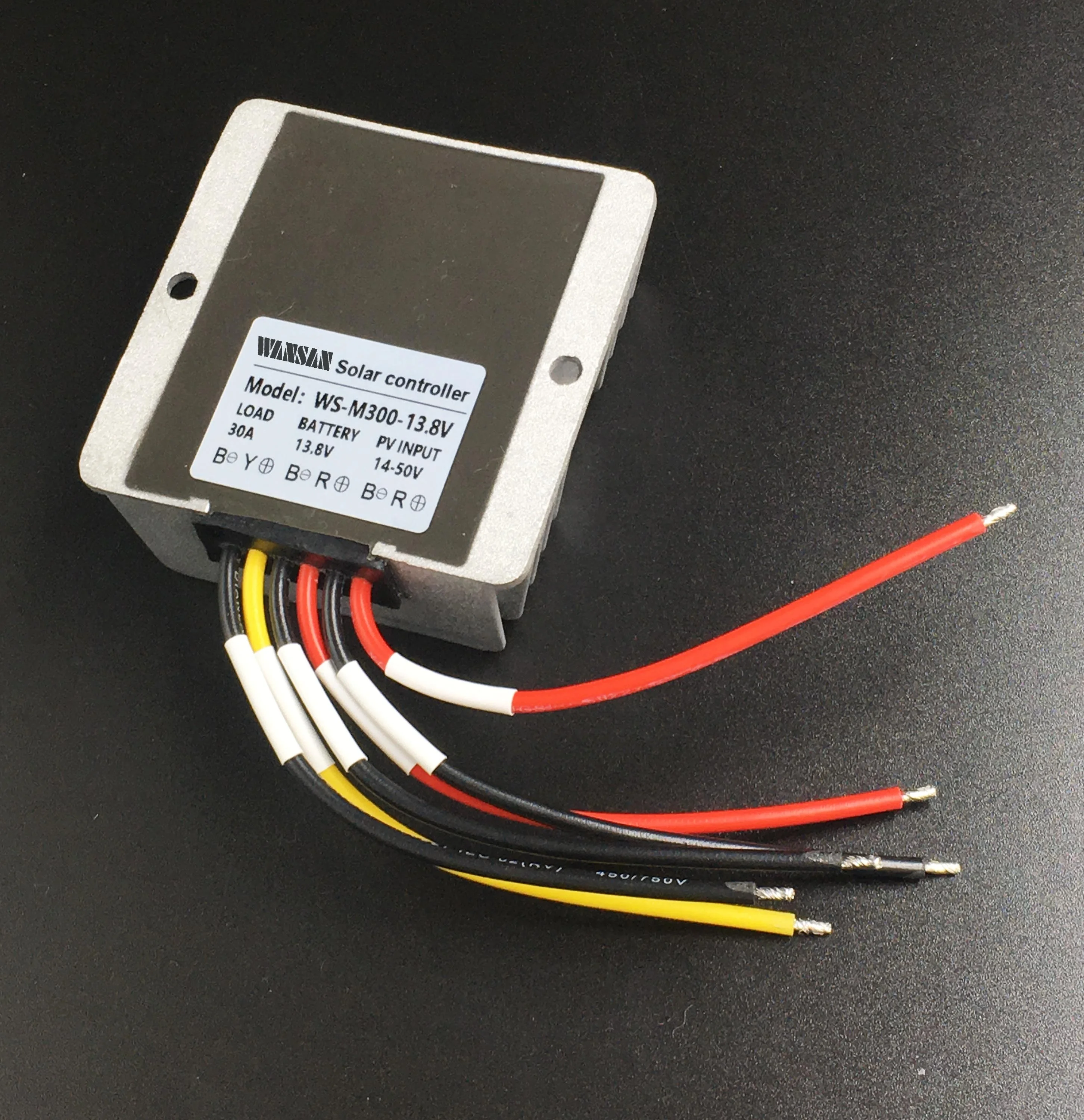 CE IP67 за максимальной точкой мощности, Солнечный контроллер заряда со слежением за максимальной точкой мощности 99% привести acidmppt за максимальной точкой мощности, Солнечный контроллер заряда нормально разомкнутый WS-M300-13.8V