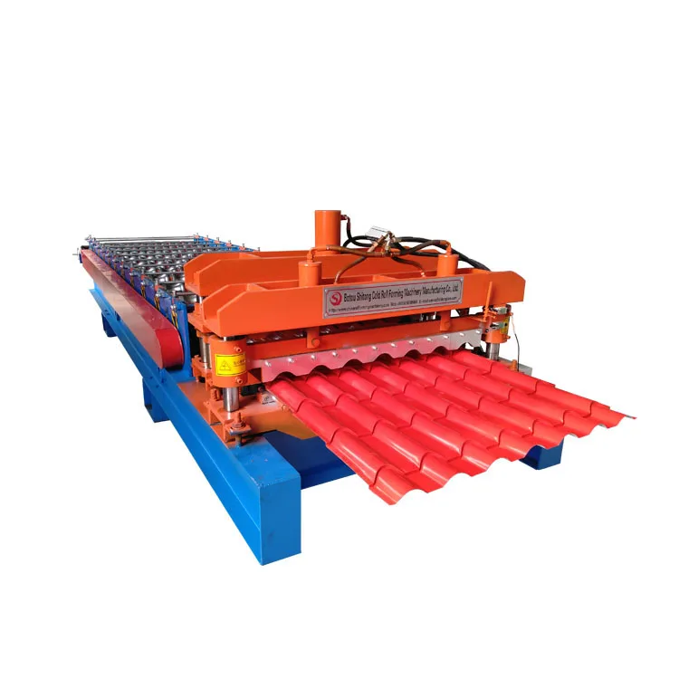 aluminum roof tile making roll forming machine