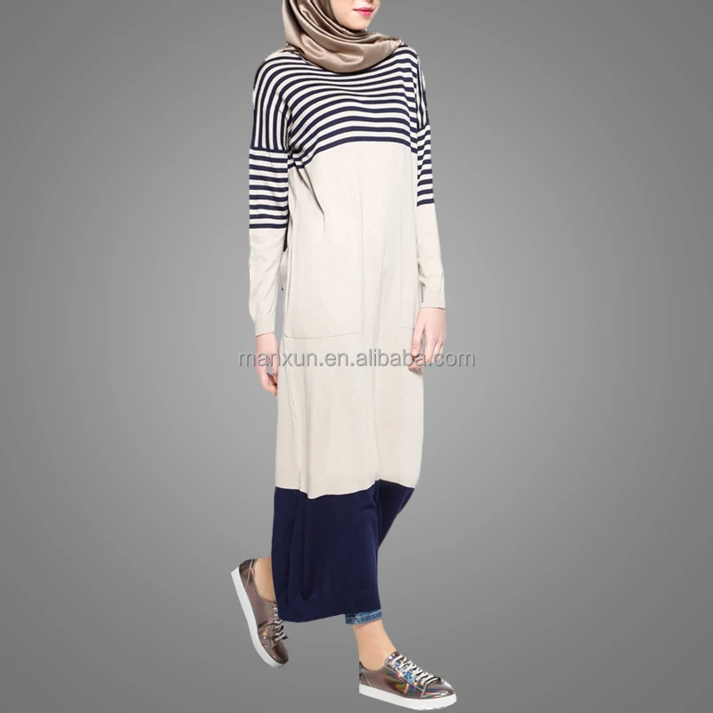 Comfortable Muslim Women Sport wear Long Dress Clothing Women Abaya Islamic Ladies Jilbab Wearing