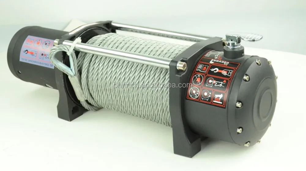 hydraulic winch cable truck winch 12000lbs for sale