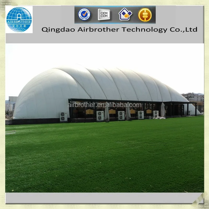 
Inflatable wide span architecture membrane building tent 