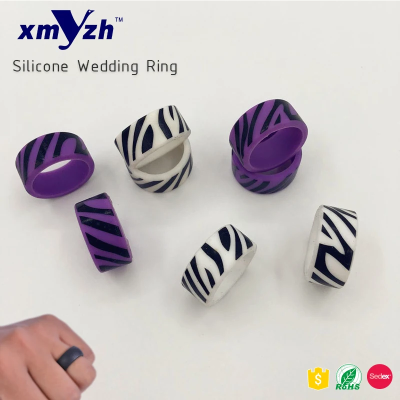 Fashion Design Silicone Wedding Finger Ring And Band