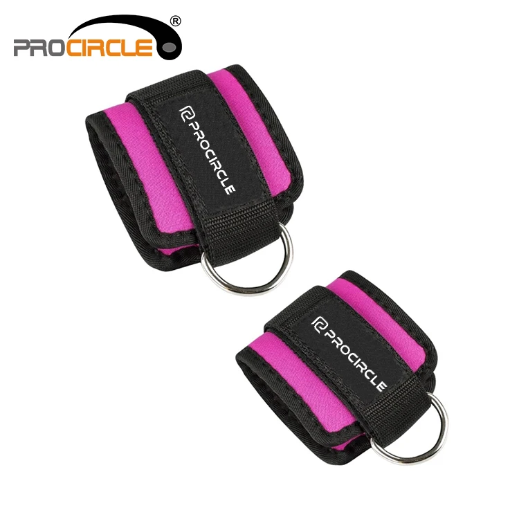 Leg Training Adjustable D Ring Ankle Straps for Gym