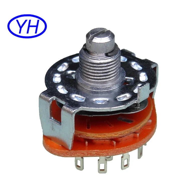 Индивидуальные 25 мм возвратной пружиной 6 положение поворотного переключателя для бытовой техники