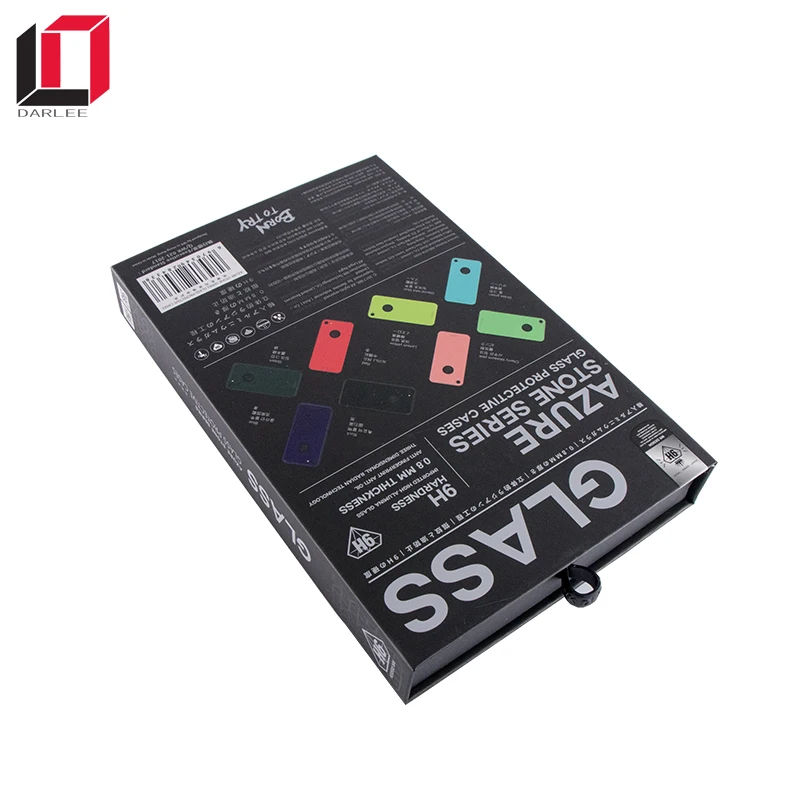 New Factory Black Magnetic Closure Book Shaped Black Otter Box for Iphone X Case Packaging