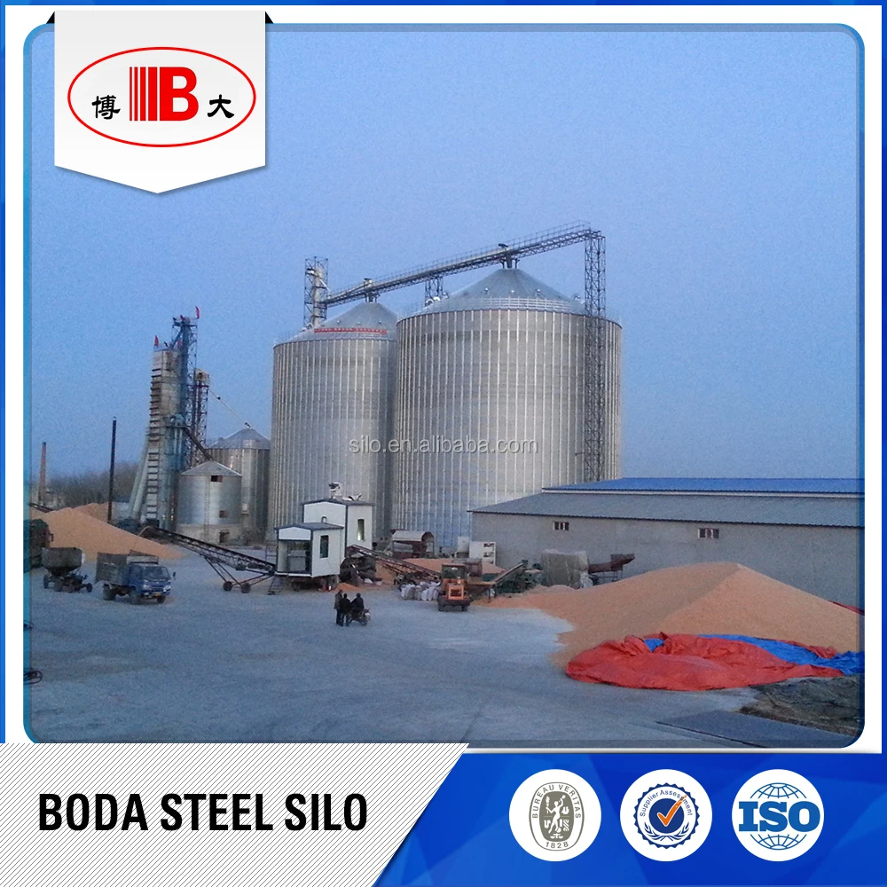 1000m3 grain storage steel silo