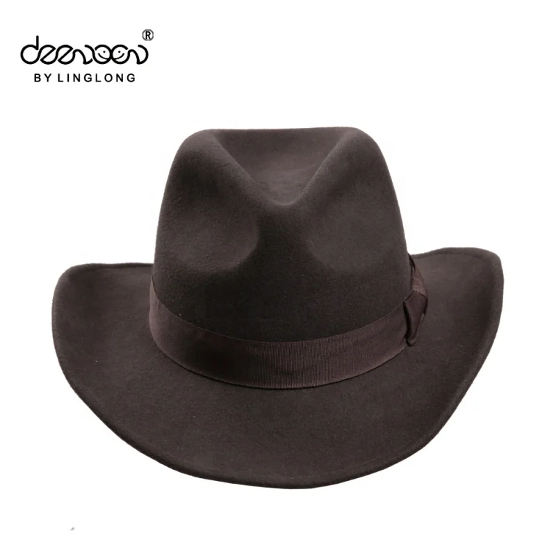 
Cheap Promotional Western Cowboy Hats Custom Mexican Felt Wool Cowboy Hats 