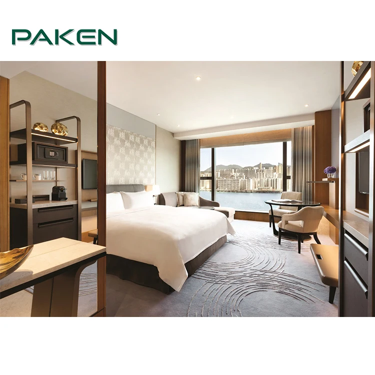 KYB-8068 New design 5 star wood hotel bedroom furniture set modern  hotel furniture