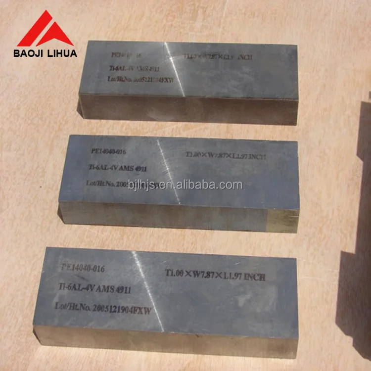 
ASTM B381 Gr5 Ti6al4v Titanium Ingot Ti Block Industrial Titanium Alloy Square LH Bright Metallic Forged Is Alloy 5kg CN;SHA 