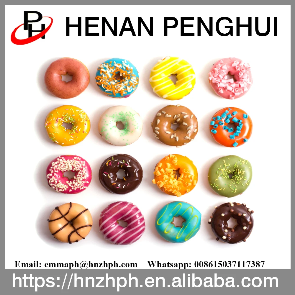 
Commercial gas four lines baked yeast cake donut ball making machine 