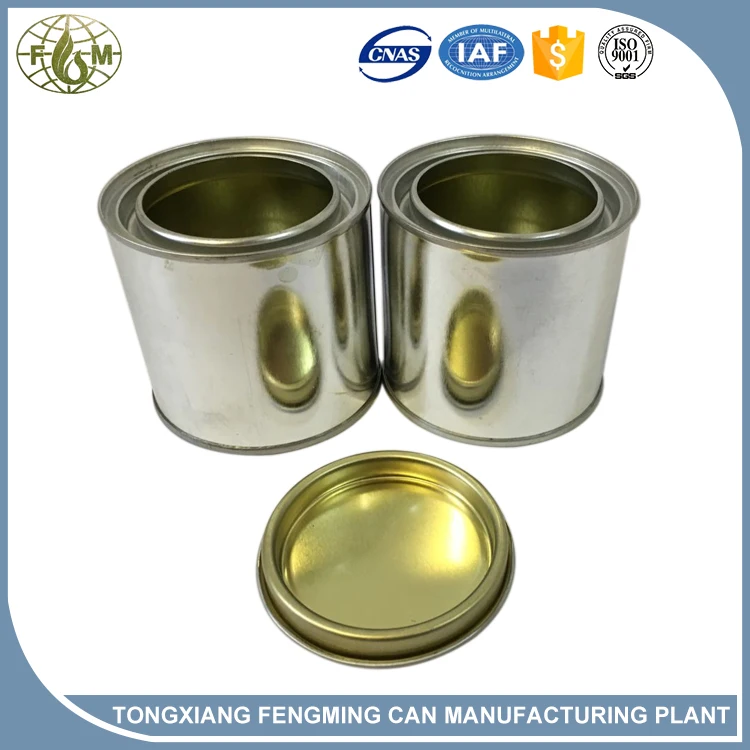 empty 250ml tin can price, water based paint packing