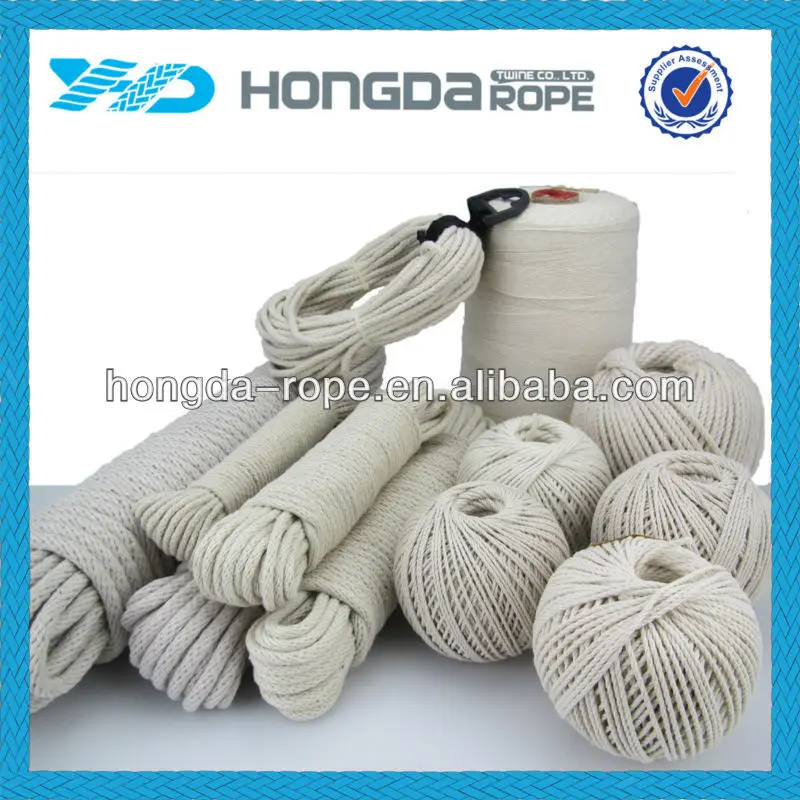 1mm --30 mm Multi- Purpose Braided Cotton Rope Cotton Twine