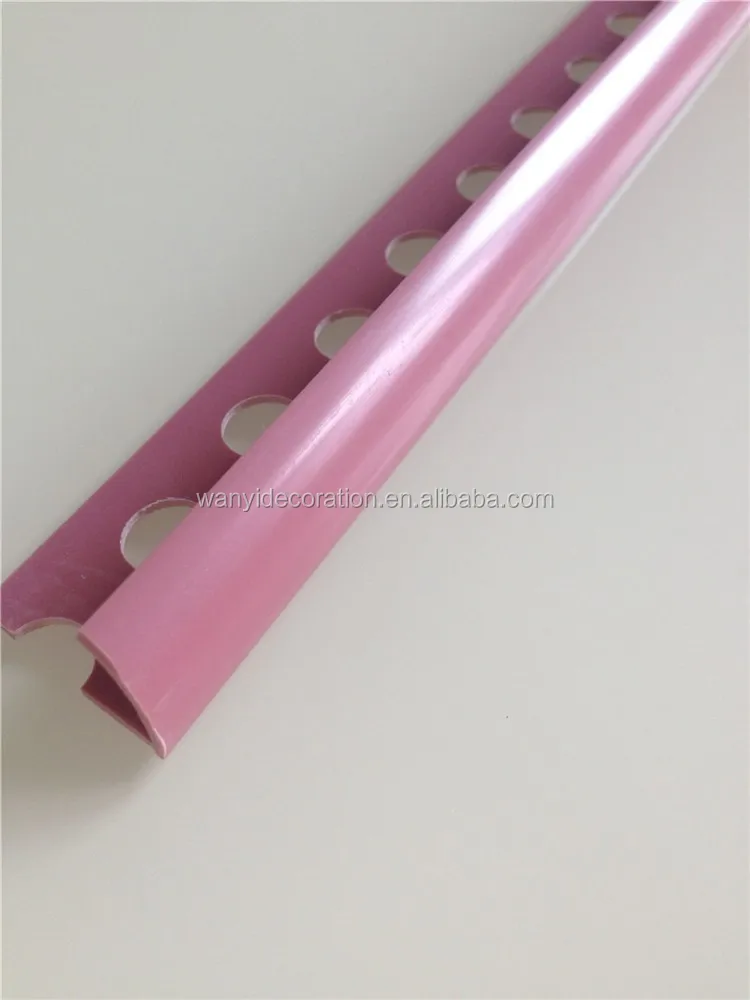 Factory direct sale plastic wall tile trim for marble edge or solid edge