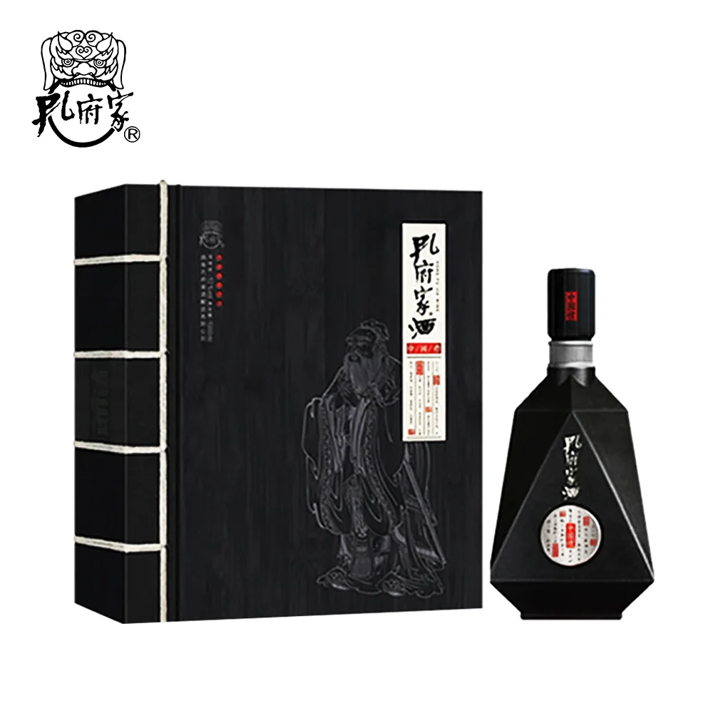 
China present 1L 52% Glutinous Chinese Rice Wine Baijiu Bottle 