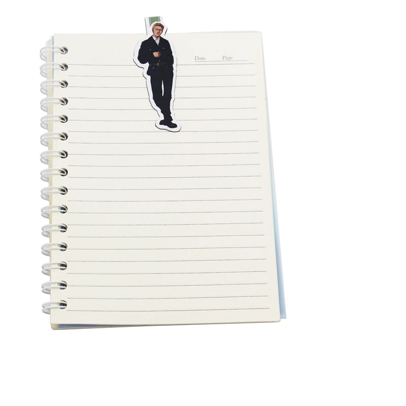 Manufacturer supply custom magnetic bookmark special shape bookmark set